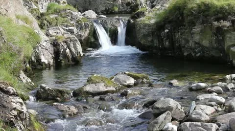 Multiple waterfalls Video stock 12581271