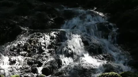 Multiple waterfalls Video stock 12581384