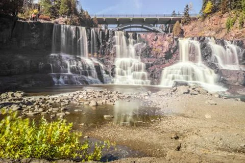 Multiple waterfalls Stock Photos