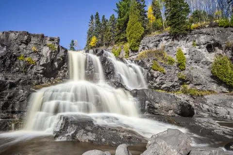 Multiple waterfalls Stock Photos