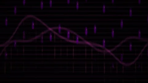 Multiple wavy data lines graph chart. Stock Footage 335113617