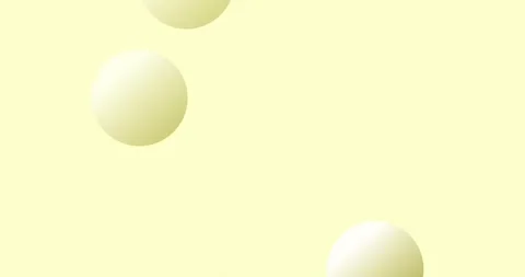 Multiple yellow spheres bouncing on solid yellow background. yellow volumetric Stock Footage 306320367