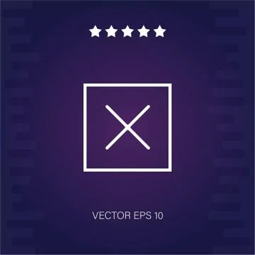 Multiply vector icon Stock Illustration