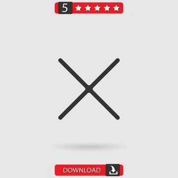 Multiply vector icon Stock Illustration