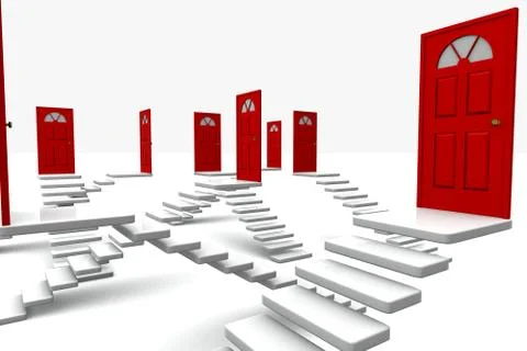 Multiportal Stock Illustration