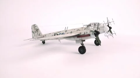 Multipurpose aircraft of the Second World War Ju 88. Stock Footage 295453881