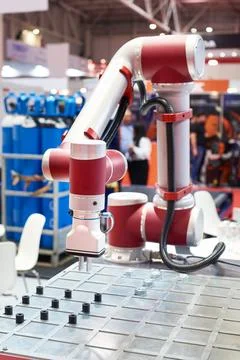 Multipurpose arm manipulator robot Stock Photos