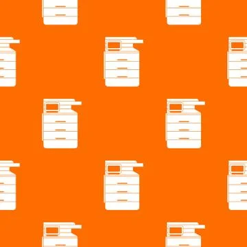 Multipurpose device, fax, copier and scanner pattern seamless 스톡 일러스트
