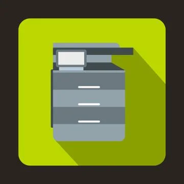 Multipurpose device, fax, copier and scanner icon 库存插图