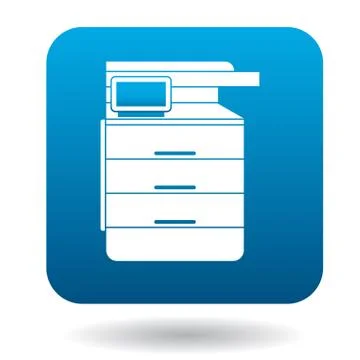 Multipurpose device, fax, copier and scanner icon Stock Illustration