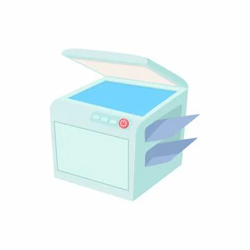 Multipurpose device, fax, copier and scanner icon Stock Illustration