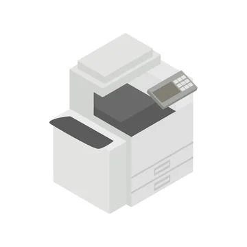 Multipurpose device, fax, copier and scanner icon Stock Illustration