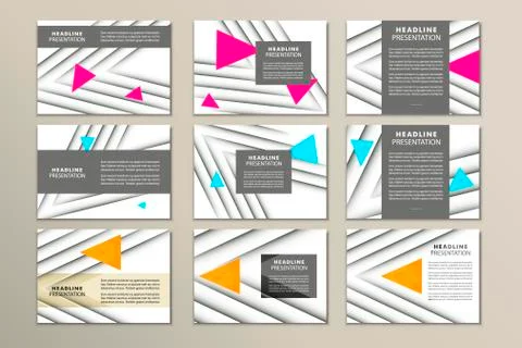 Multipurpose elements and icon for presentation template イラスト素材