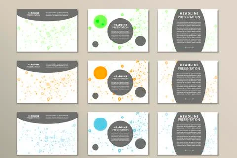 Multipurpose elements and icon for presentation template 스톡 일러스트