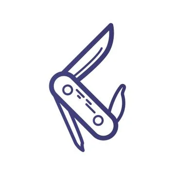 Multipurpose knife Stock Illustration