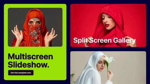 Multipurpose Multiscreen Opener Dynamic Slideshow After Effects stock