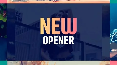 Multipurpose Slideshow / Dynamic Opener / Positive Photo Album After Effects stock