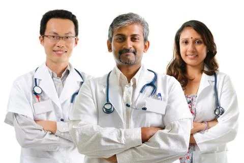 Multiracial doctors Stock Photos