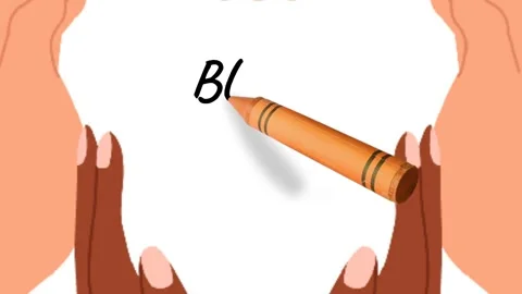 Multiracial hands together form a heart with Protest  text BLM Stock Footage 164209913
