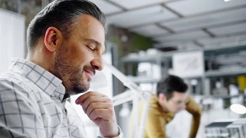 Multiracial team working in design and engineering architecture office. Stock Footage 85877878