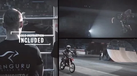 Multiscreen Glitch Opener/Reel After Effects stock