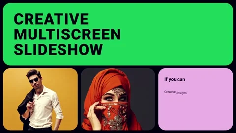 Multiscreen Opener 스톡 After Effects