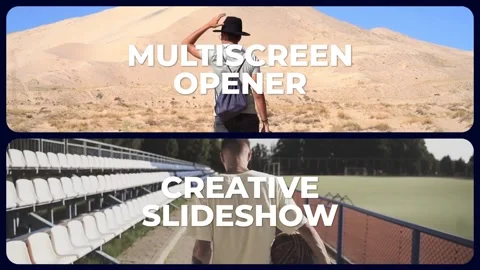Multiscreen Opener Stock After Effects