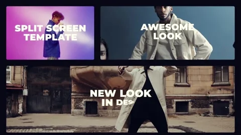 Multiscreen Slideshow Stock After Effects