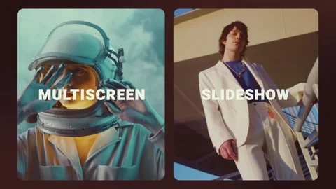 Multiscreen Slideshow Stock After Effects
