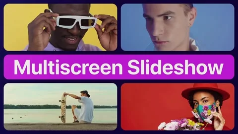 Multiscreen Slideshow Modern Stock After Effects