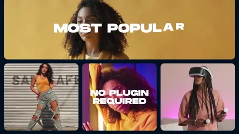 Multiscreen Slideshow Split Opener Stock After Effects