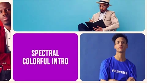 Multiscreen Slideshow Split Screen Opener Minimalistic Stock After Effects