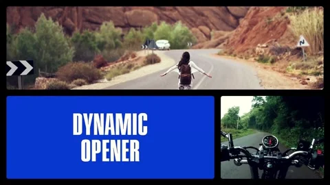Multiscreen Slideshow Typography Intro Split Screen Opener After Effects stock