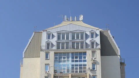 Multistoried building Stock Footage 36539865