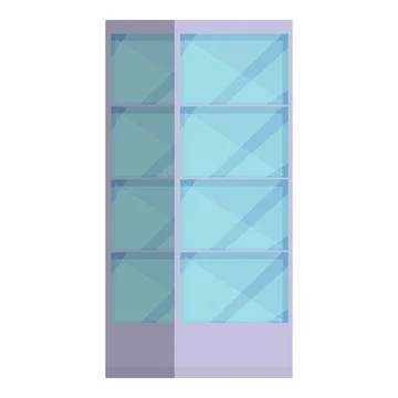 Multistory building icon cartoon vector. Office apartment Ilustración de archivo