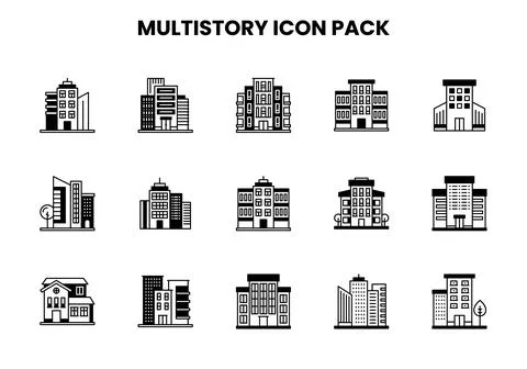 MultiStory DuoTone Icons Pack Ilustración de archivo