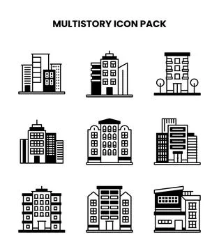 MultiStory DuoTone UI Icons Pack Stock Illustration