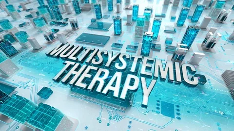Multisystemic Therapy with medical digital technology concept 스톡 동영상 107402640
