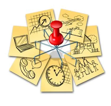 Multitasking Concept Stock Illustration