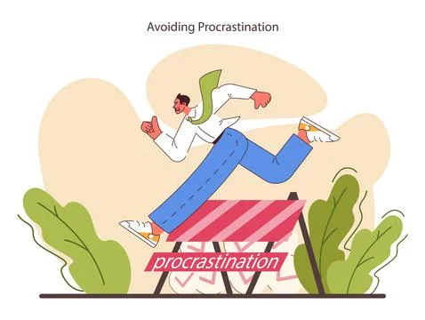Multitasking. Effective and competent office worker time 스톡 일러스트