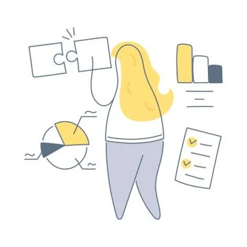 Multitool business analytic Stock Illustration