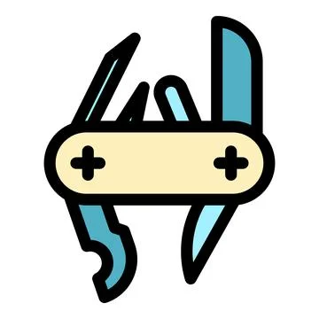 Multitool function icon color outline vector 스톡 일러스트