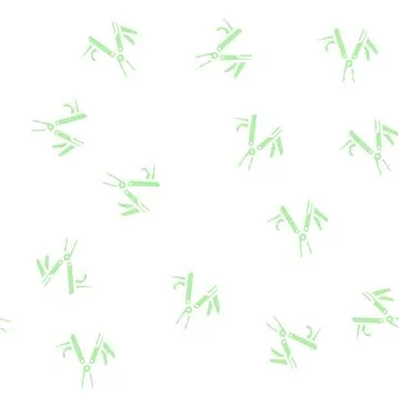 Multitool hiker tool glyph vector seamless pattern Stock Illustration