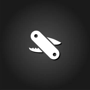 Multitool icon flat Stock Illustration