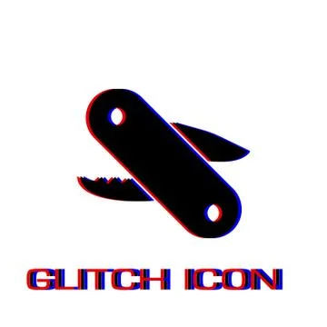 Multitool icon flat Stock Illustration