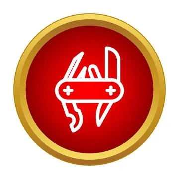 Multitool icon representing versatility and preparedness Stock Illustration