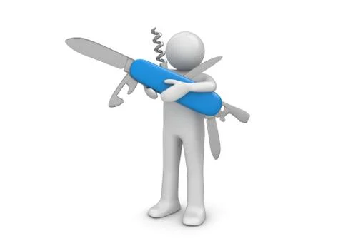 Multitool knife - concepts collection Stock Illustration