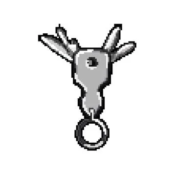 Multitool knife tool pixel art vector illustration Ilustración de archivo