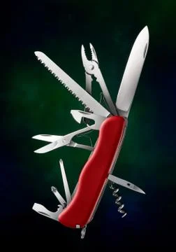 Multitools penknife Stock Photos