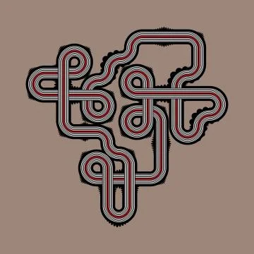 Multitrack Stock Illustration